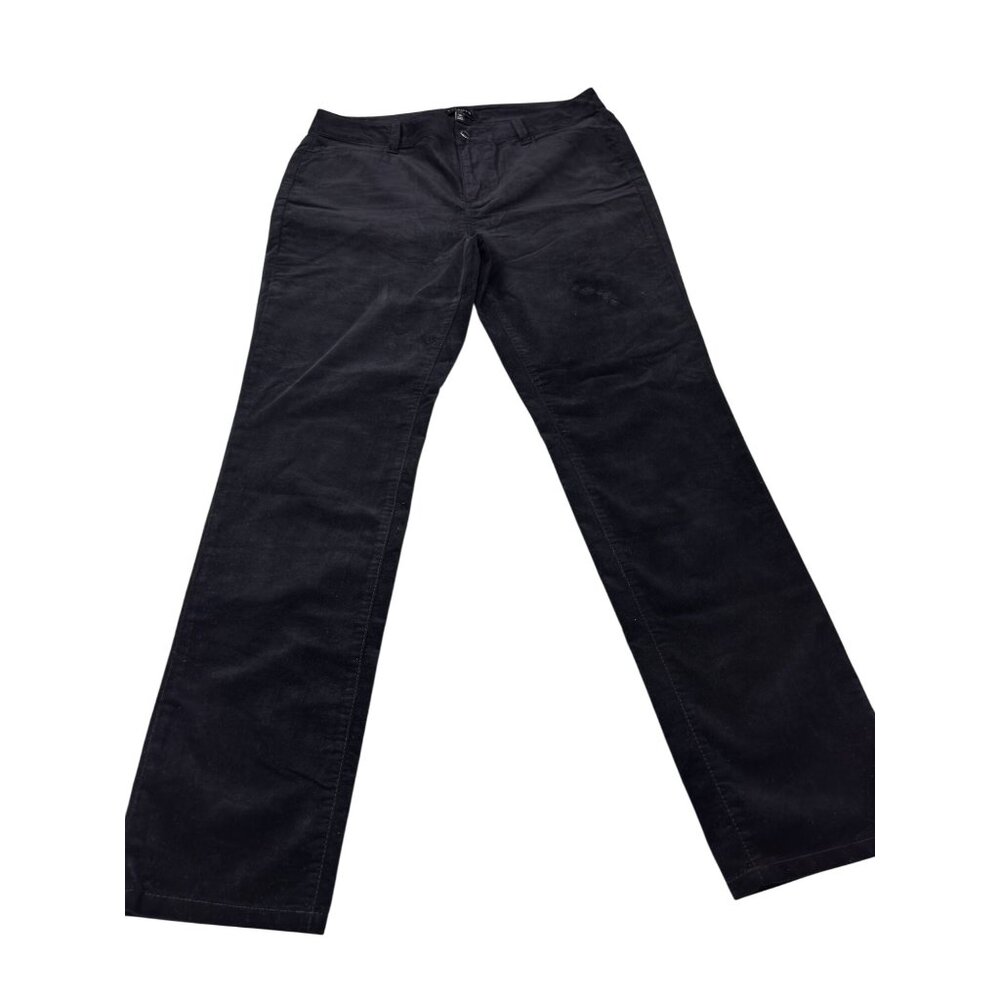 Talbots Womens Black Heritage Wide Leg Pants 12P